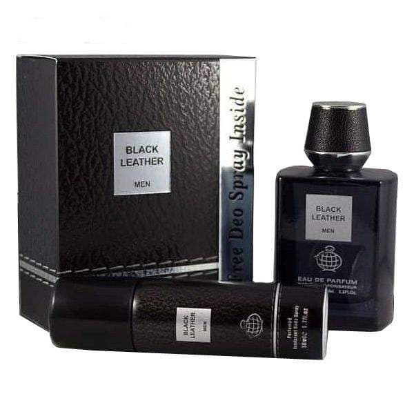 ادکلن فراگرنس ورد بلک لدر (کرید اونتوس) Fragrance World Black Leather