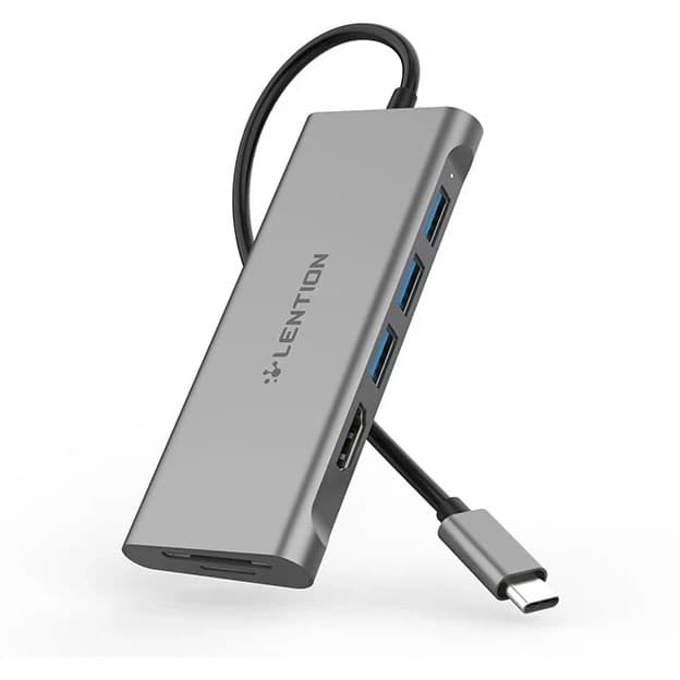 هاب 6 پورت USB-C برند لنشن Lention مدل C34