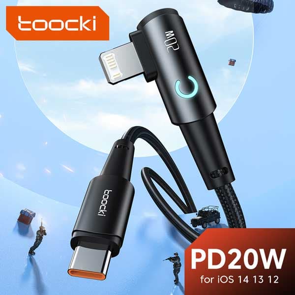 کابل تبدیل USB-C به لایتنینگ توکی مدل CTL-WY01