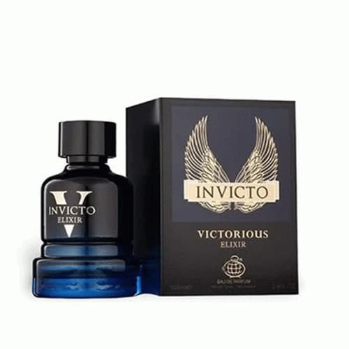 ادکلن فراگرنس ورد مدل اینوکتو ویکتوریوس الکسیر Fragrance World Invicto Victorious Elixer