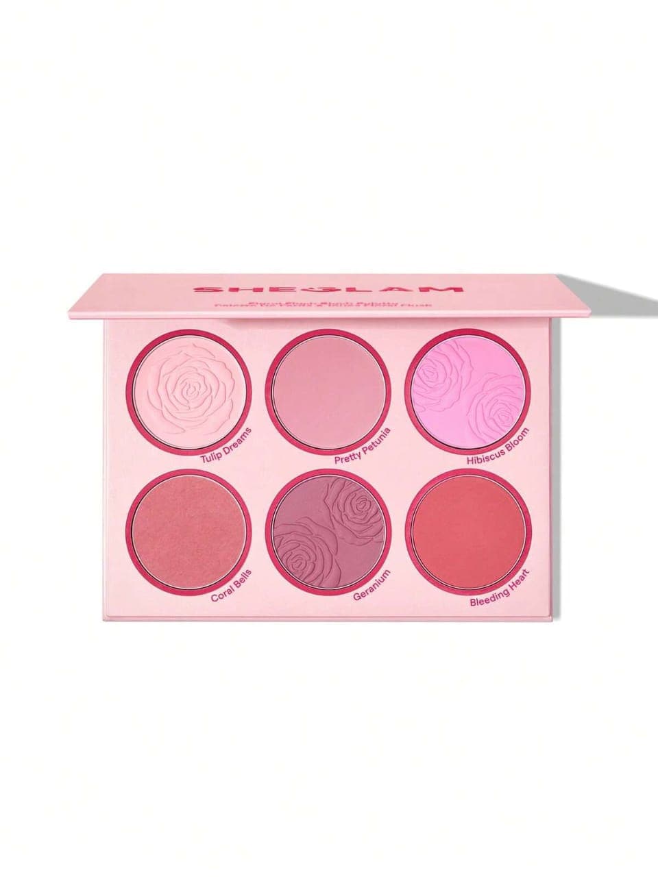 پالت رژگونه شیگلم ۶ رنگ فلورال فلش SHEGLAM Floral Flush Blush Palette