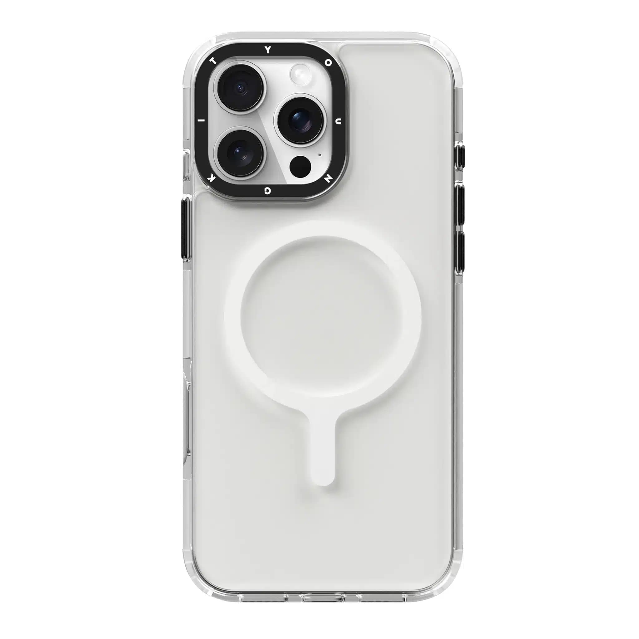 قاب آیفون از برند یانگ کیت / YoungKit مدل Crystal Glossy با حاشیه شفاف — تصویر ۲
