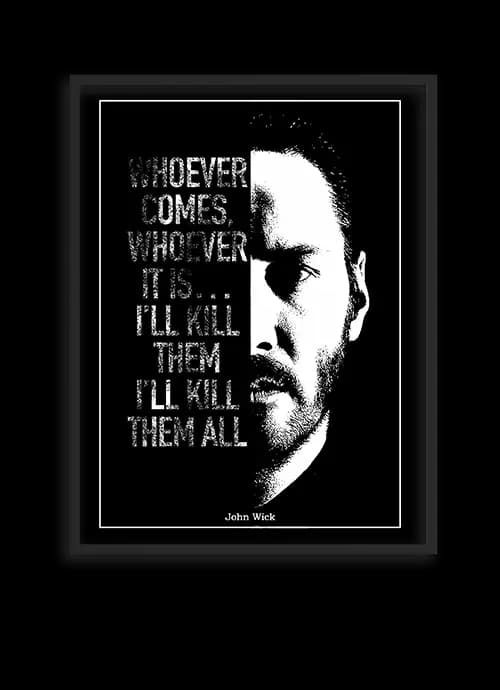 تابلو فیلم john wick
