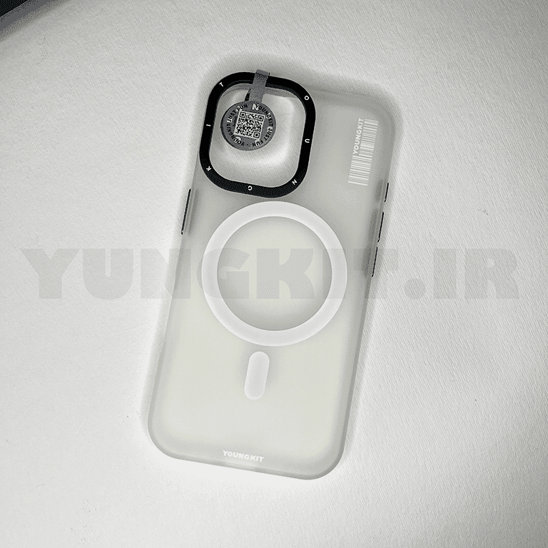 قاب آیفون از برند یانگ کیت / YoungKit مدل Hidden Sand رنگ White — تصویر ۸