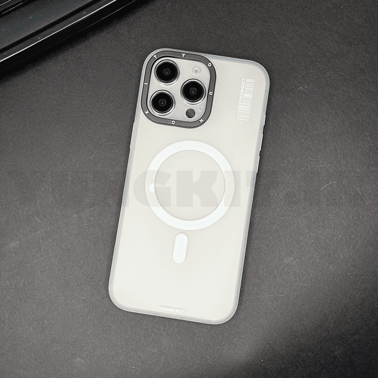 قاب آیفون از برند یانگ کیت / YoungKit مدل Hidden Sand رنگ White — تصویر ۴