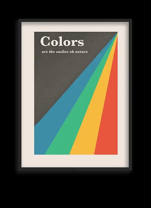 تابلو طرح مدرن-colors
