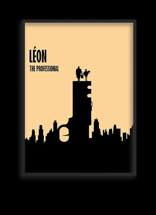 تابلو مینمال Leon