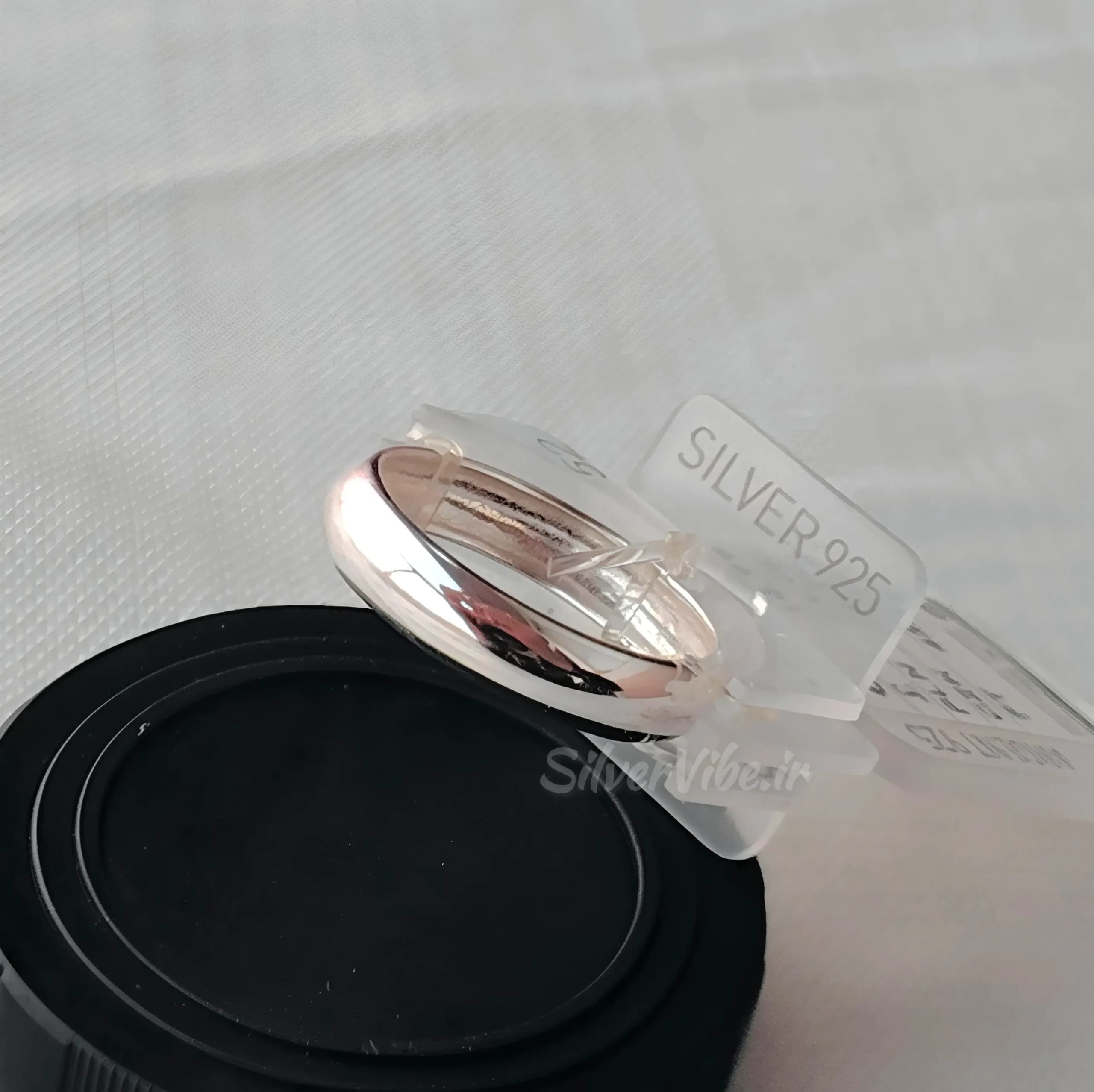 انگشتر نقره حلقه‌ای ساده | رینگ ساده | برند Accessories — تصویر ۵