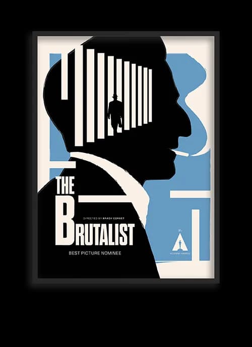 تابلو پوستر THE BRUTALIST