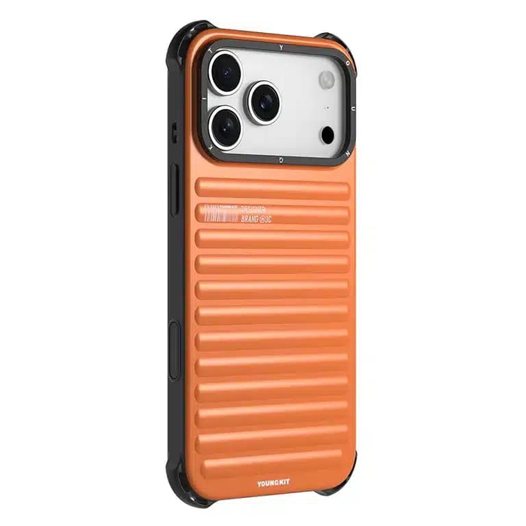 قاب آیفون از برند یانگ کیت / YoungKit مدل ترو کالر / True Color رنگ Orange — تصویر ۶