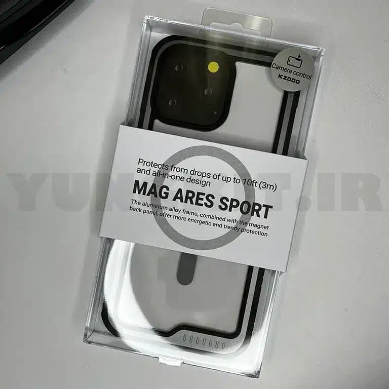 قاب آیفون از برند کیدو / KZDOO (K-DOO) مدل مگ آرس اسپورت / Mag Ares Sport — تصویر ۳
