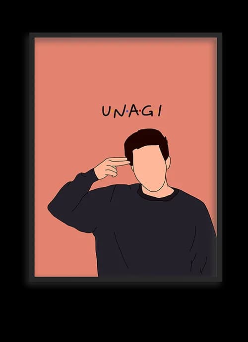 تابلوی Friends طرح unagi