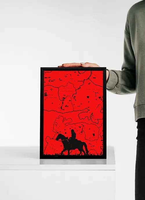 تابلو بازی Red Dead2 — تصویر ۳