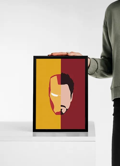 تابلوی مینیمال Iron Man — تصویر ۳