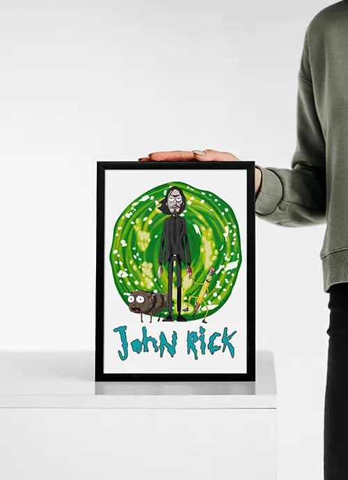 تابلوی ترکیبی John Rick — تصویر ۳