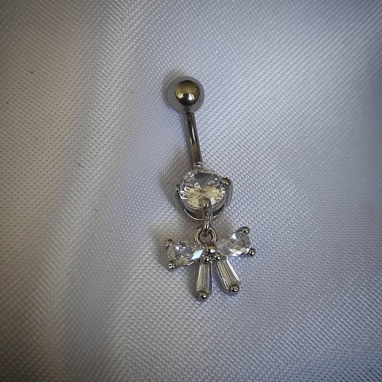 پیرسینگ ناف (Belly Rings) طرح پاپیون استیل درجه یک وارداتی کیفیت عالی — تصویر ۲