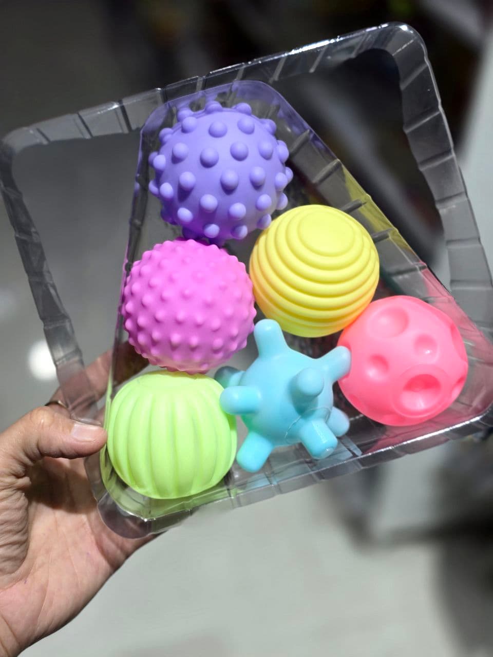 ست ۶ عددی توپ حسی نرم نوزاد (Soft Balls)