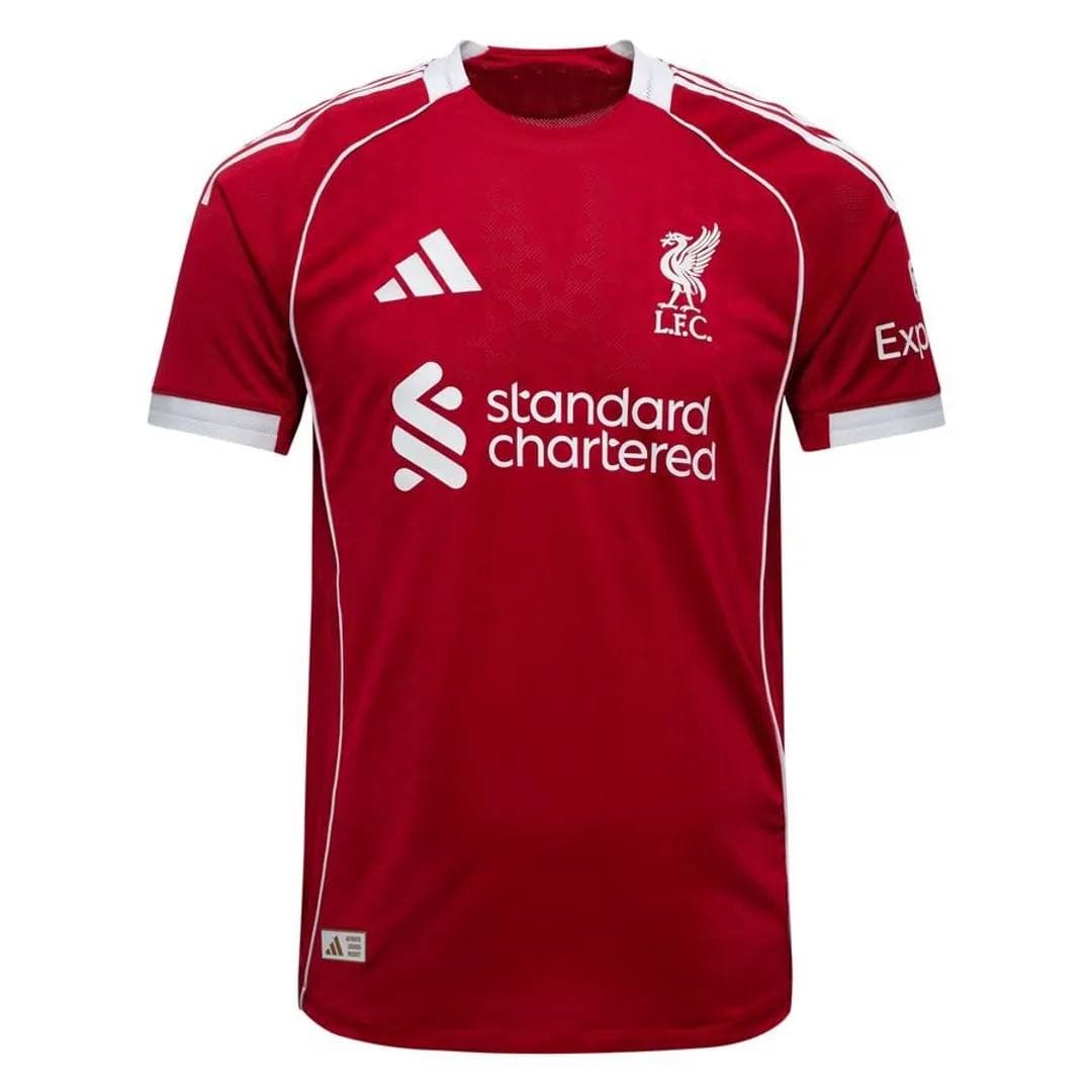 تی شرت فوتبالی مدل LIVERPOOL HOME SHIRT 25/26 AUTHENTIC
