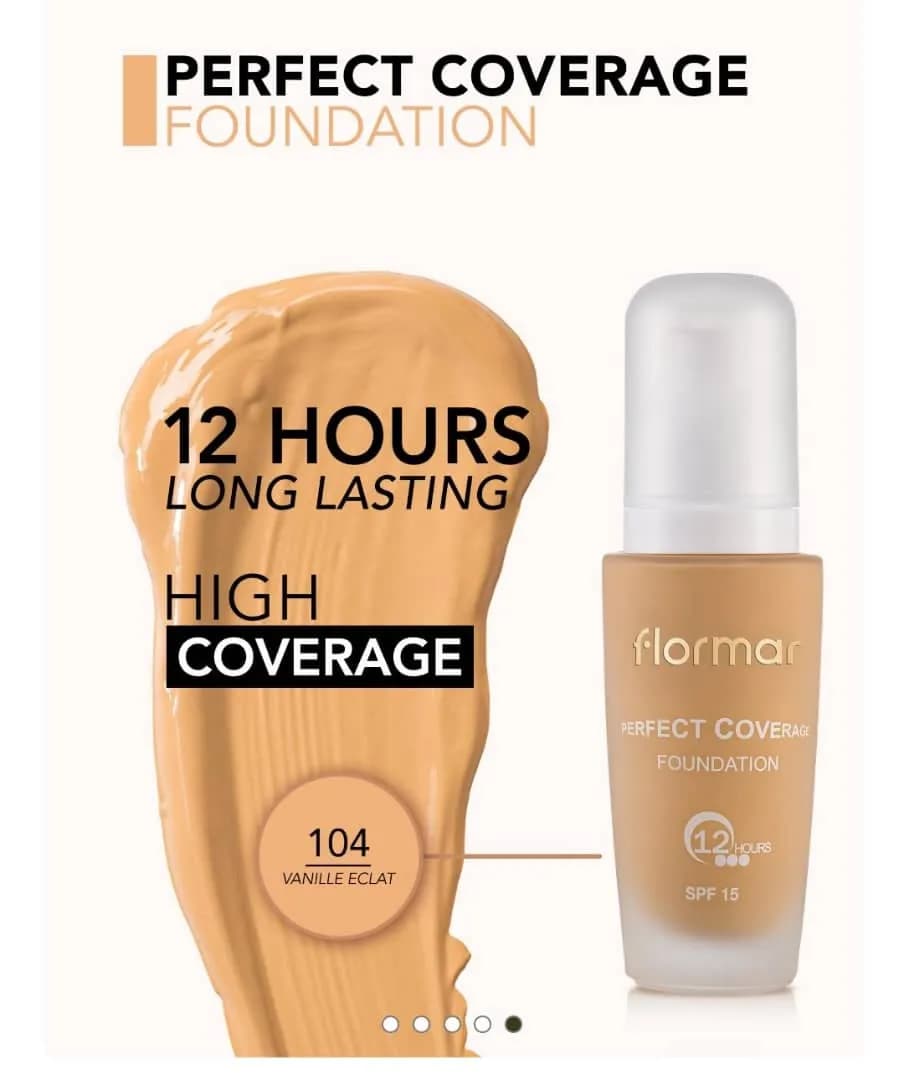 کرم‌پودر فلورمار Flormar Perfect Coverage Foundation