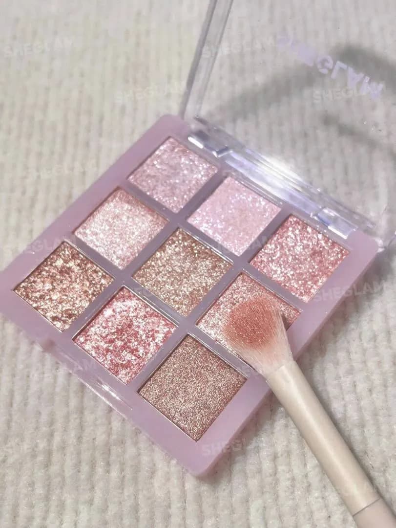 پالت سایه چشم پودری شیگلم مدل بورگاندی – Sheglam Glam 101 Eyeshadow Palette — تصویر ۴