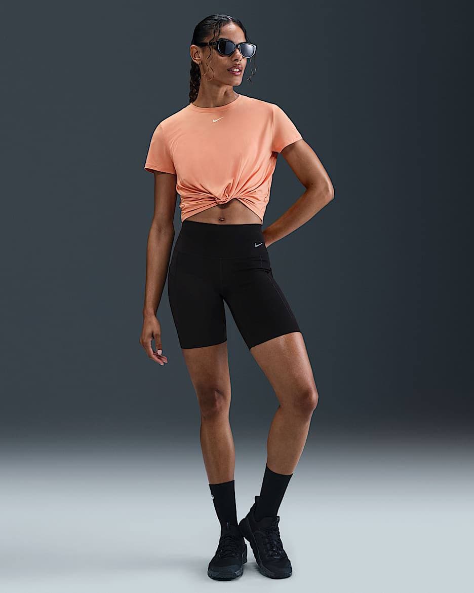 تیشرت زنانه نایکی مدل Nike One Classic Short-Sleeve Top — تصویر ۳