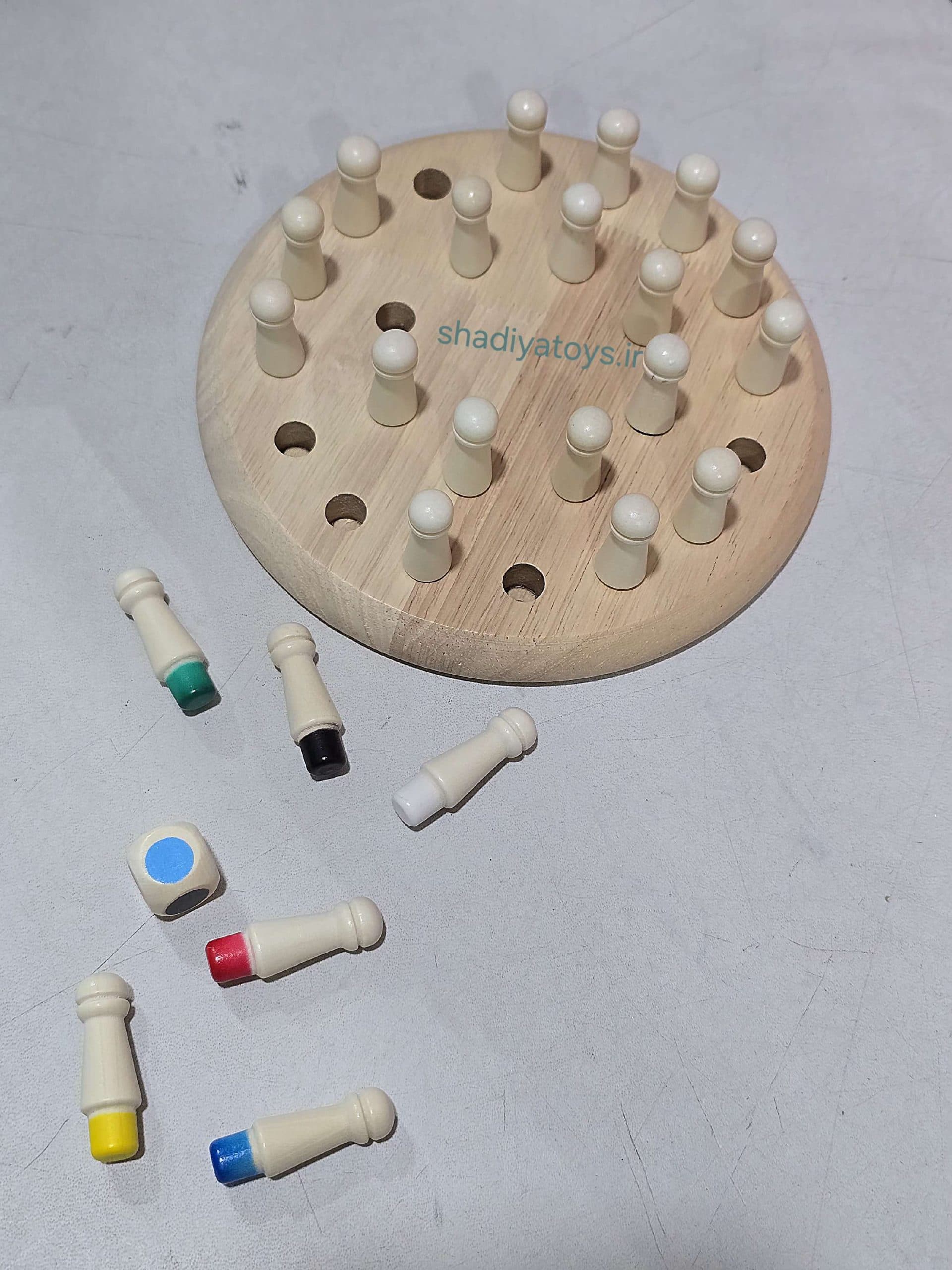 بازی حافظه چوبی مدل شطرنج حافظه — تصویر ۶