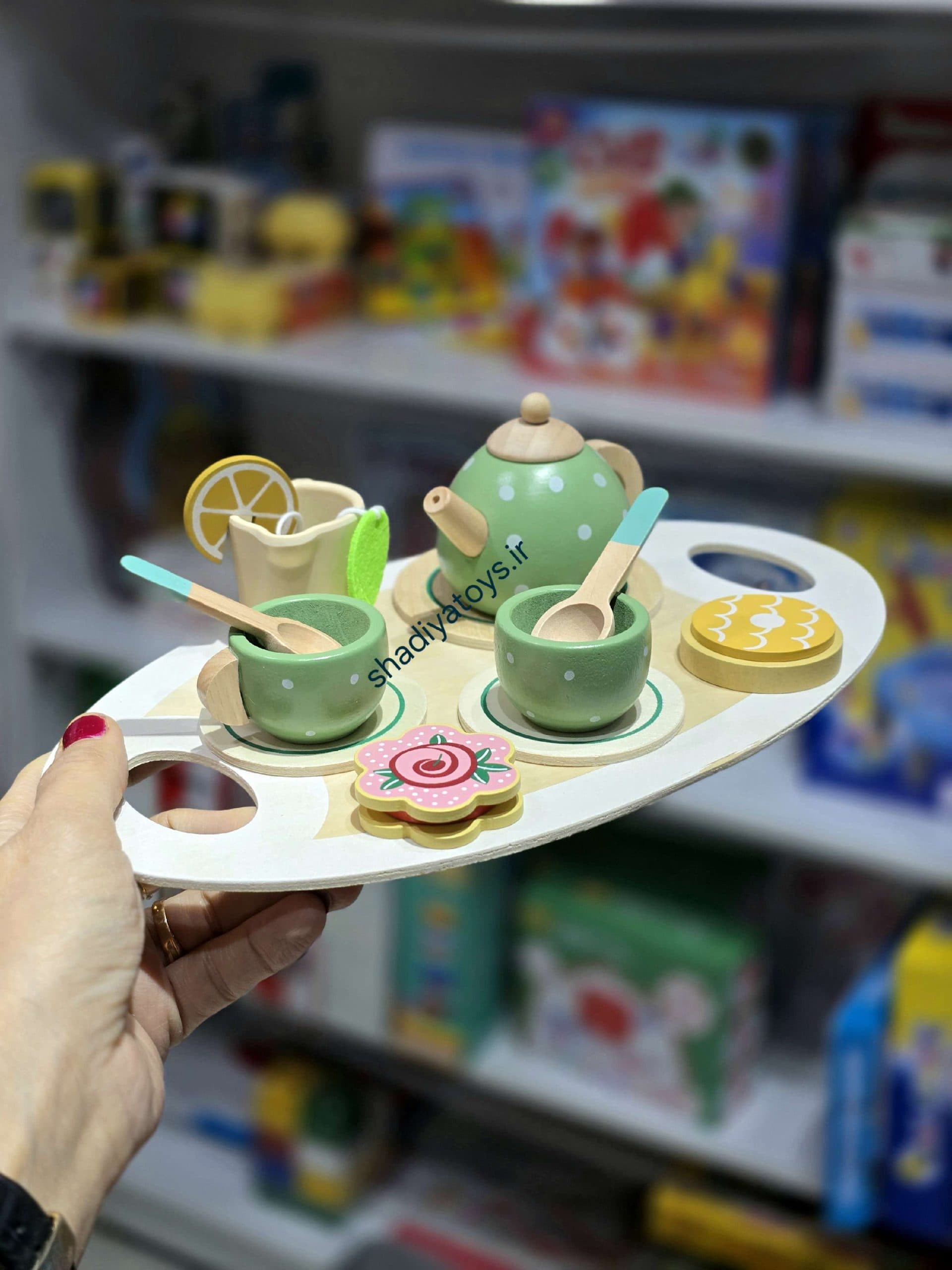 ست چایخوری چوبی — تصویر ۷
