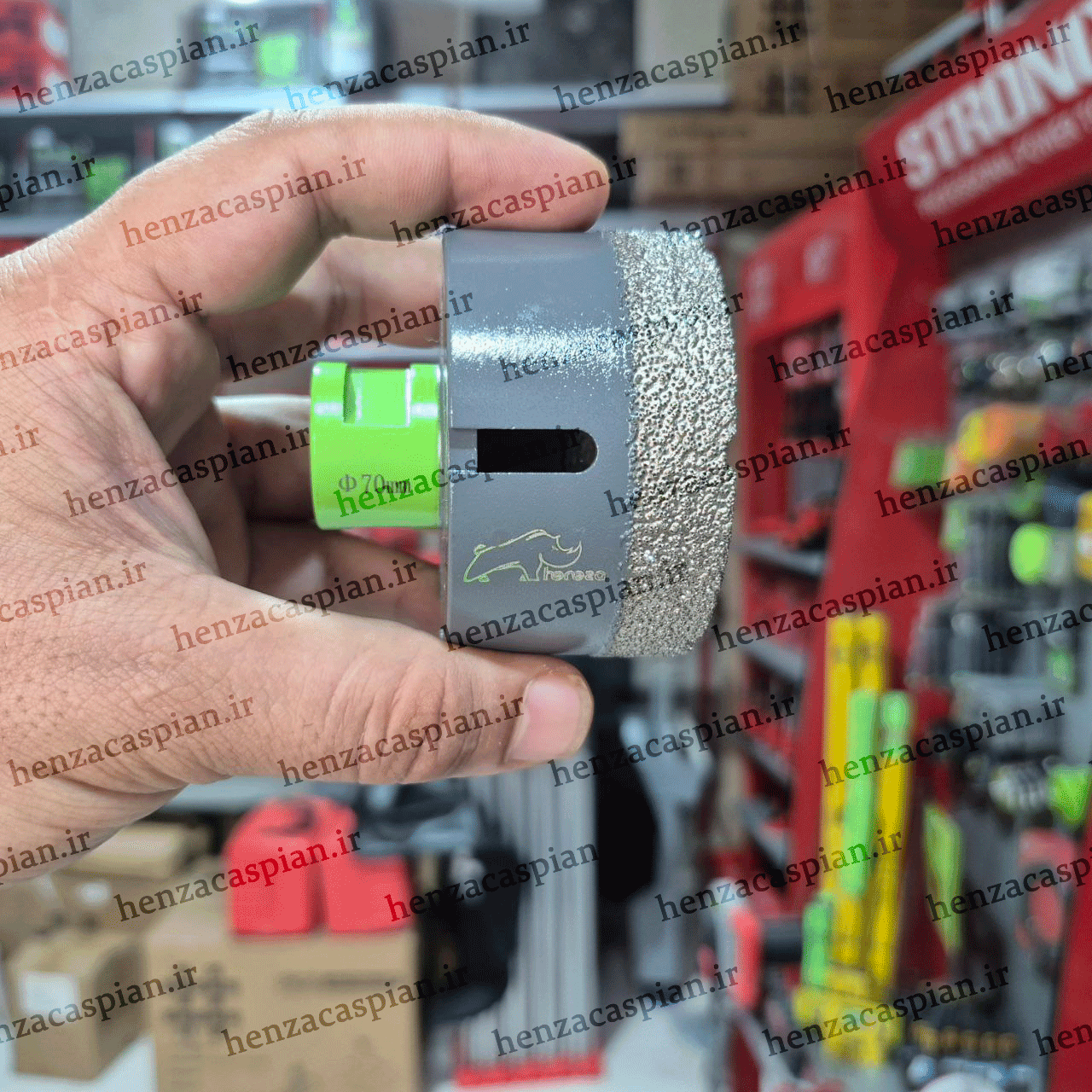 گردبر وکیوم بریز سایز 70mm فرزی برند هنزا — تصویر ۴