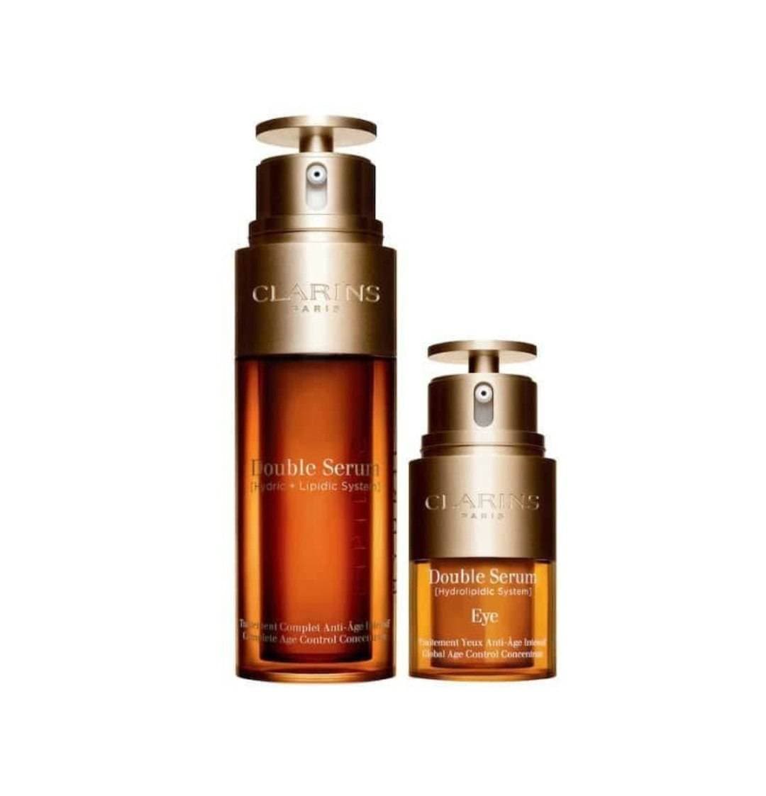 پک دابل سرم صورت و دور چشم ضد پیری double pack of face and eye serum