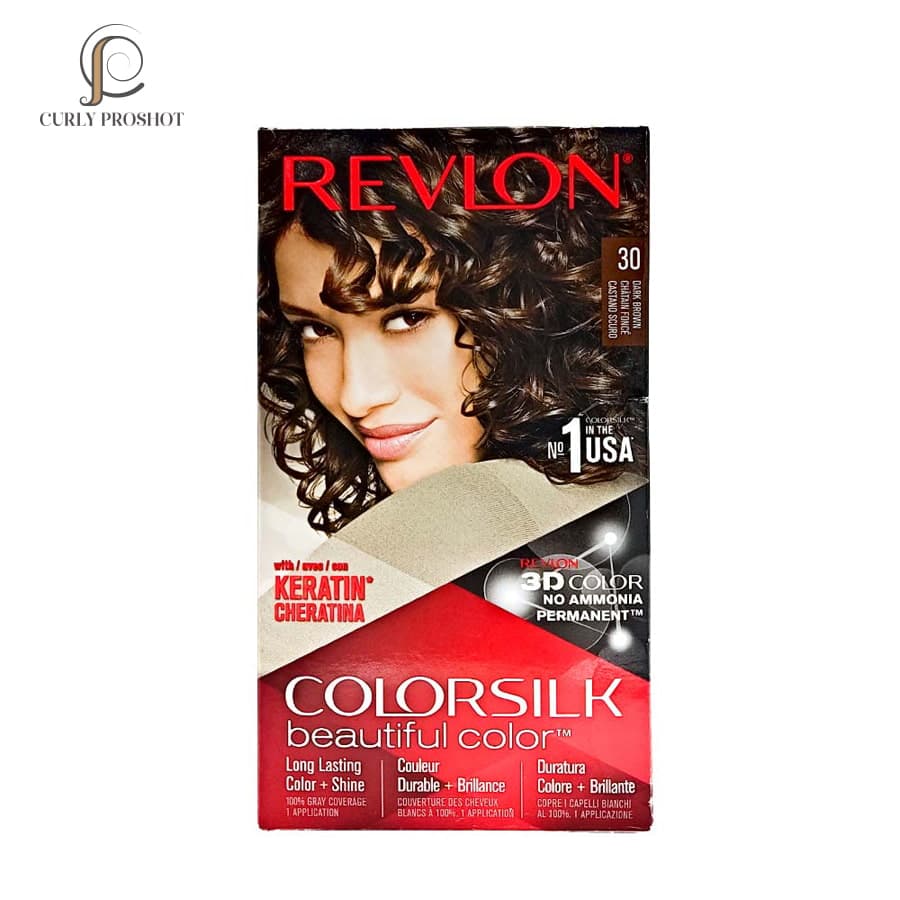 رنگ مو قهوه‌ای تیره 30 رولون Revlon Colorsilk Beautiful Hair Color30