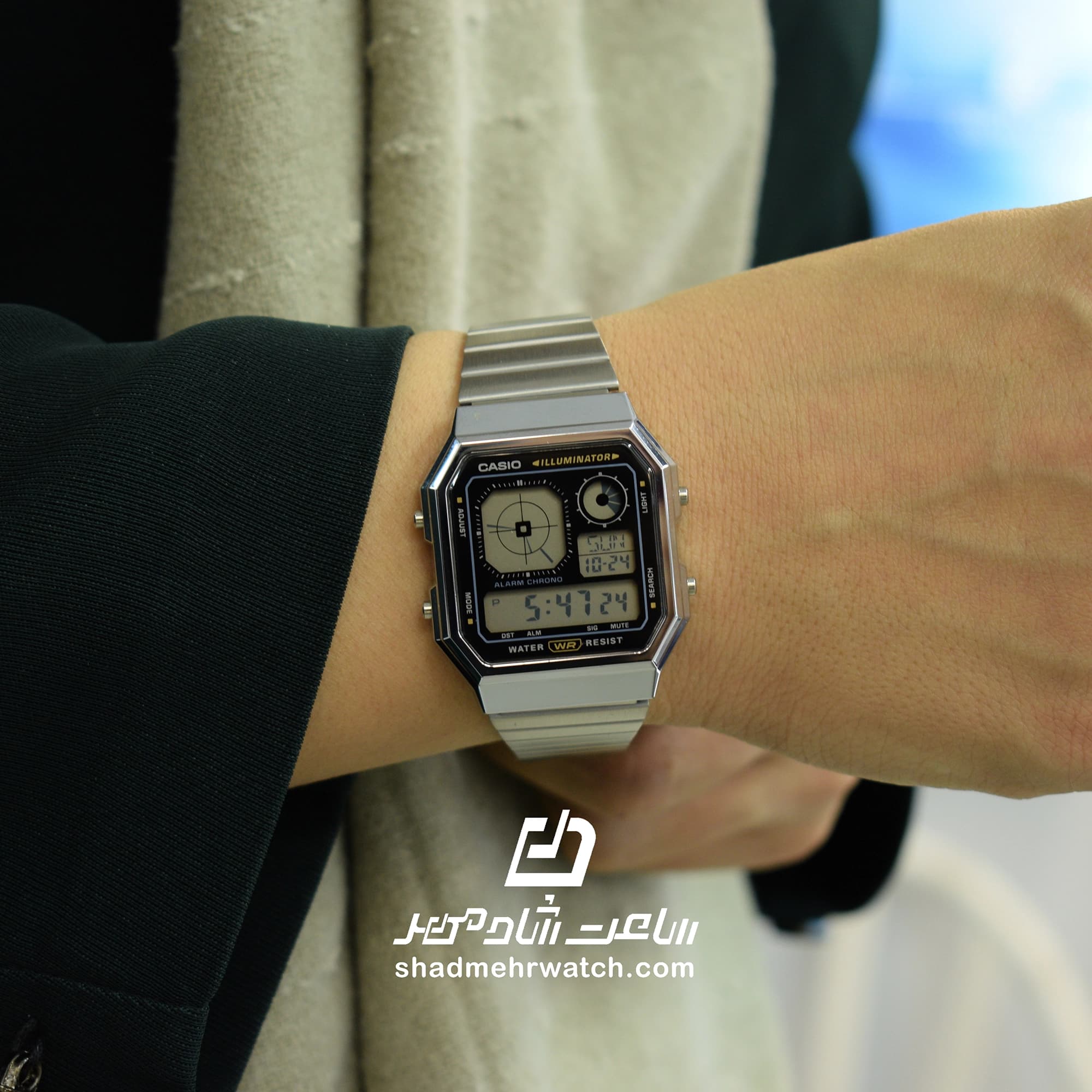 ساعت مچی کاسیو CASIO A130WE-1A — تصویر ۱۱
