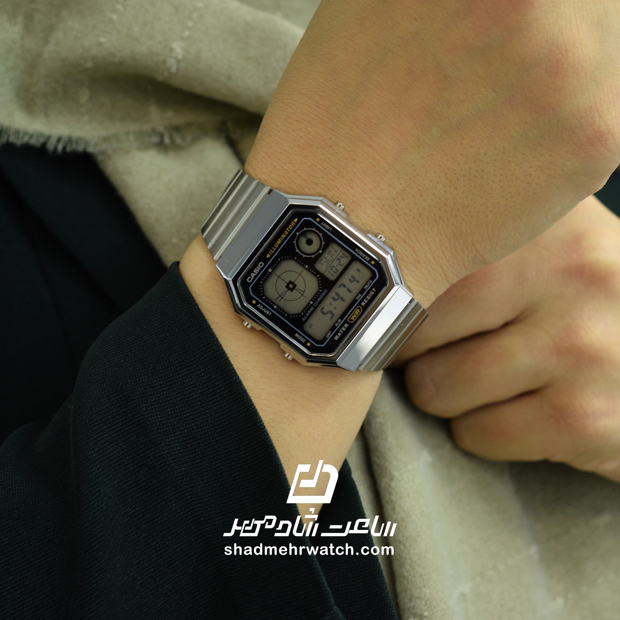 ساعت مچی کاسیو CASIO A130WE-1A — تصویر ۱۰