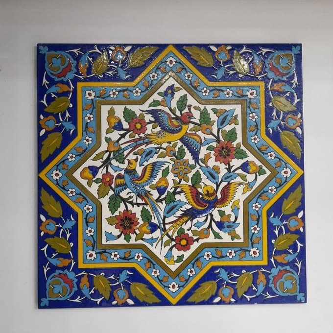 کاشی 40×40 گل مرغی