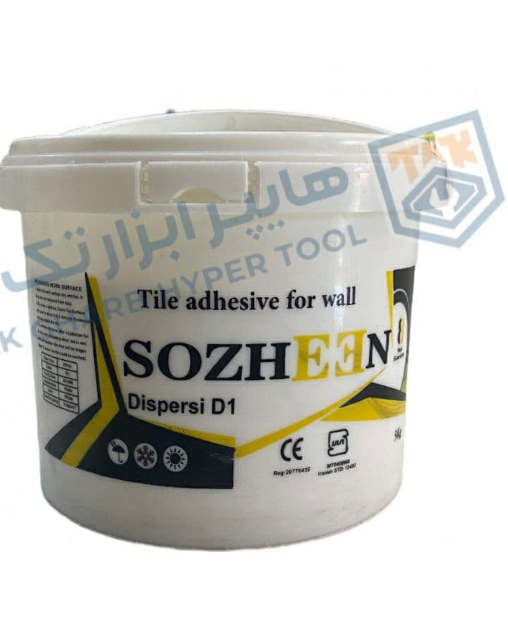 چسب کاشی سطلی سوژن 5کیلویی