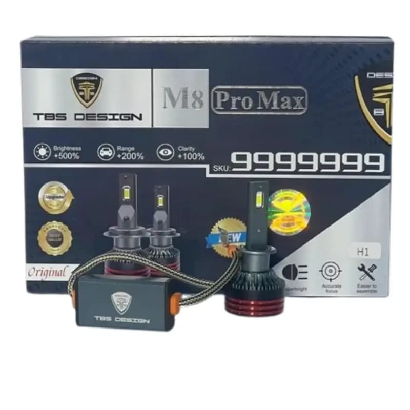 هدلایت توبیز M8 PRO MAX پایه H1 با شدت نور ۱۲۰۰۰ لومن