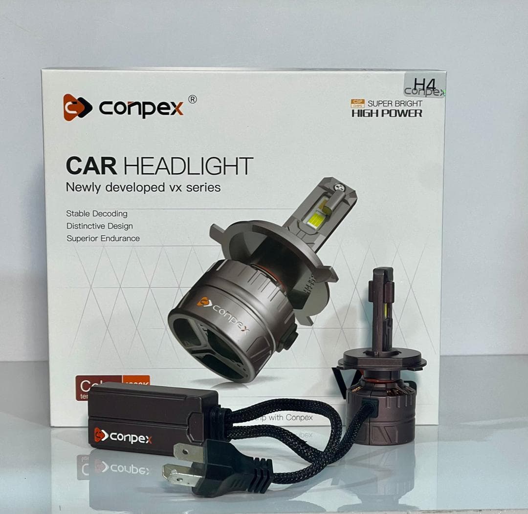 هدلایت کانپکس VX5 پایه H4 دو رنگ ۲۰۰۰۰ لومن — تصویر ۲