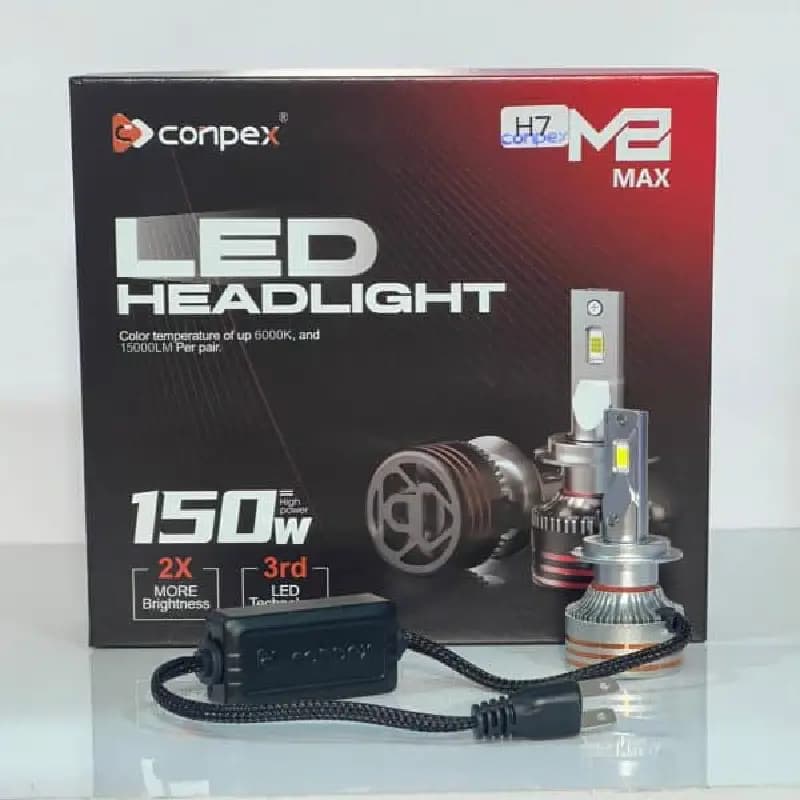 هدلایت کانپکس M8 MAX پایه H7 با شدت نور ۱۳۰۰۰ لومن — تصویر ۲