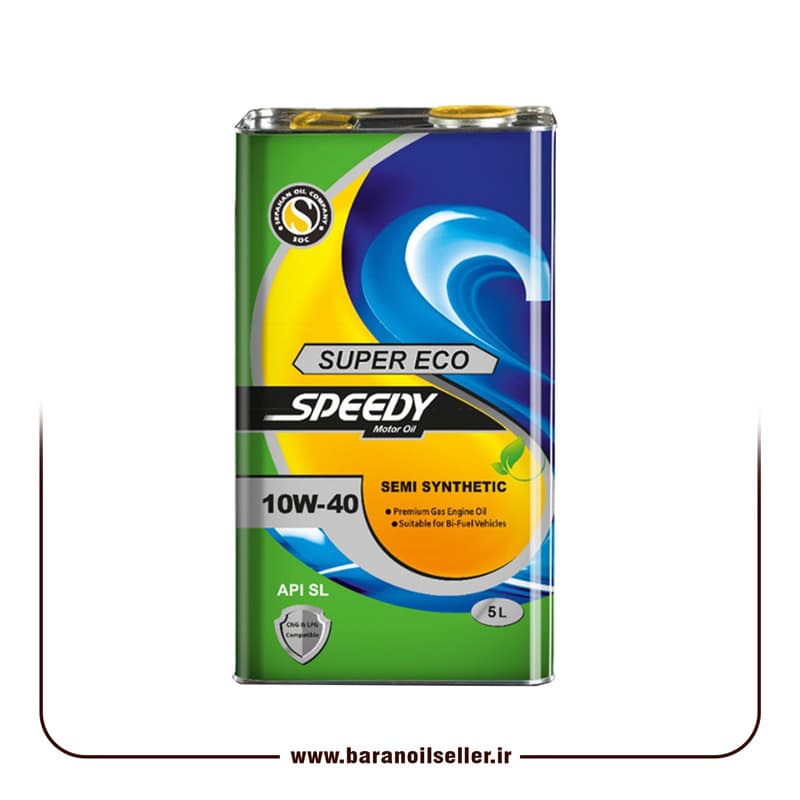 روغن موتور اسپیدی سوپر اکو SUPER ECO 10W-40 حجم 5 لیتر