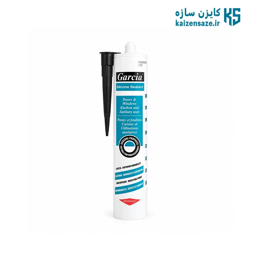 چسب سیلیکون گارسیا سفید ثناباند — تصویر ۲