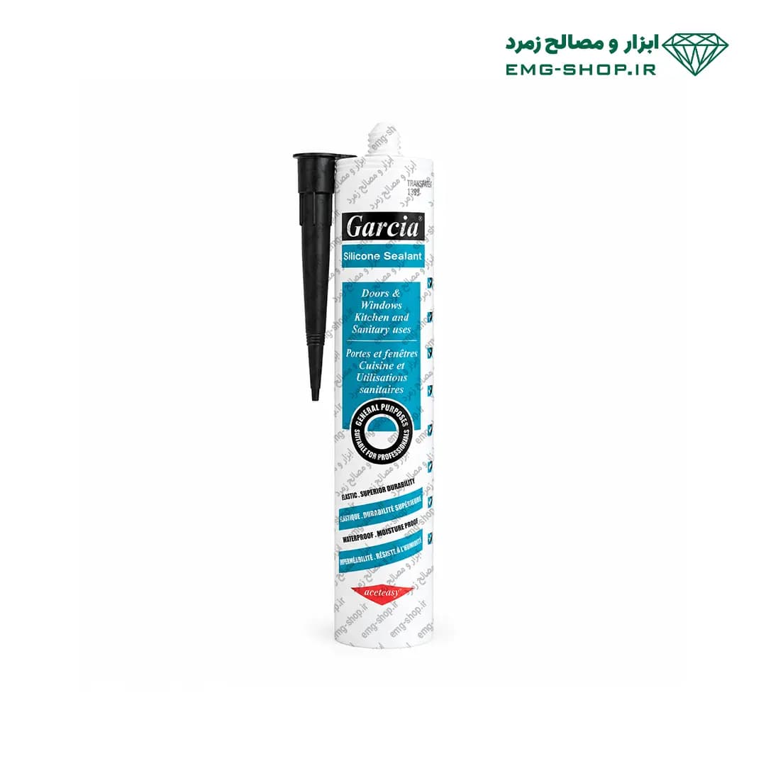 چسب سیلیکون گارسیا سفید ثناباند — تصویر ۳