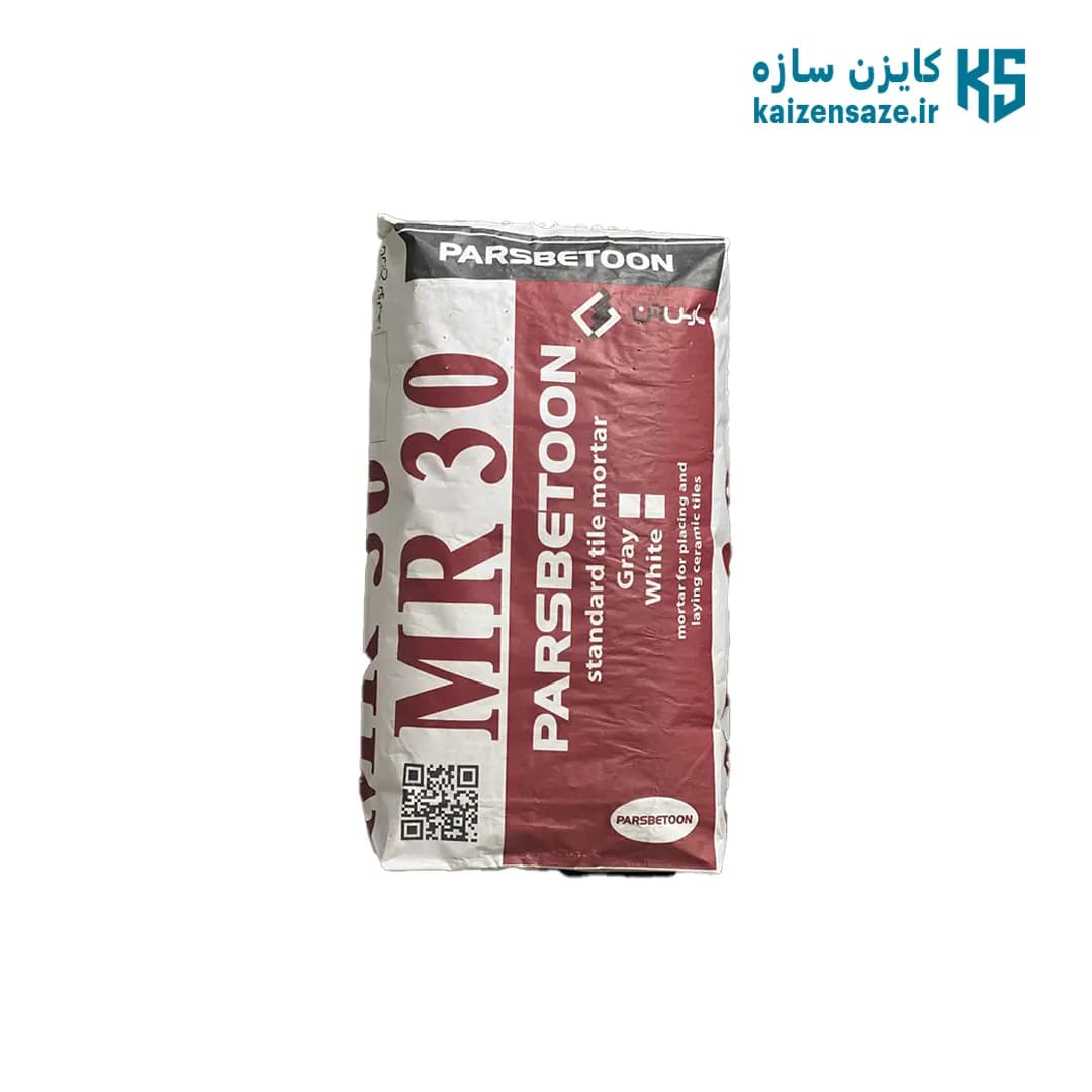 چسب کاشی پودری پارس بتن MR۳۰ الیاف دار — تصویر ۲