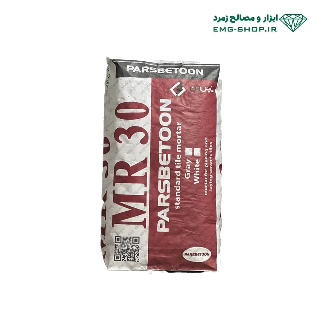 چسب کاشی پودری پارس بتن MR۳۰ الیاف دار — تصویر ۳