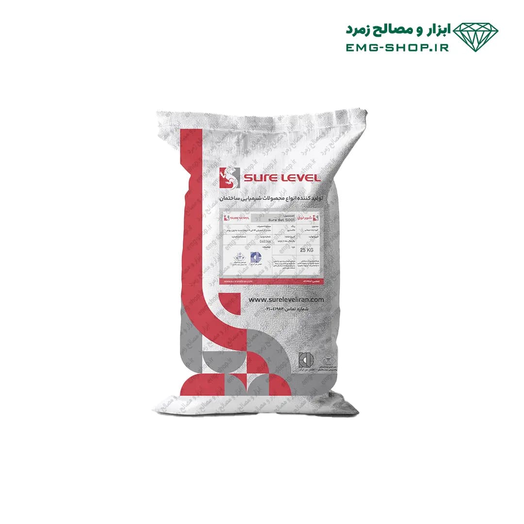 گروت ساختمانی پایه سیمانی Sure Set5001 شورلول — تصویر ۳