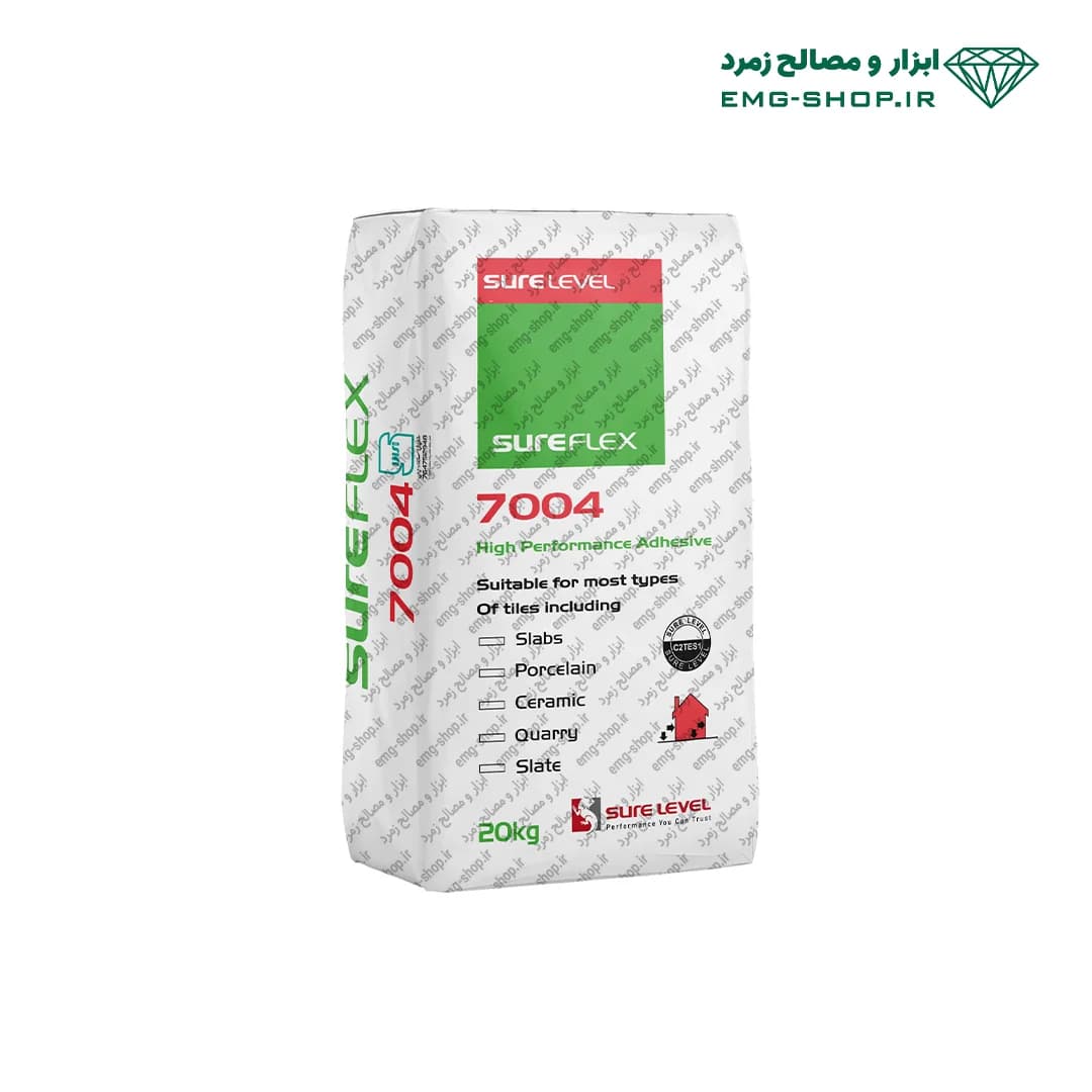 چسب کاشی و سرامیک 7004 شورلول 20 کیلویی — تصویر ۳