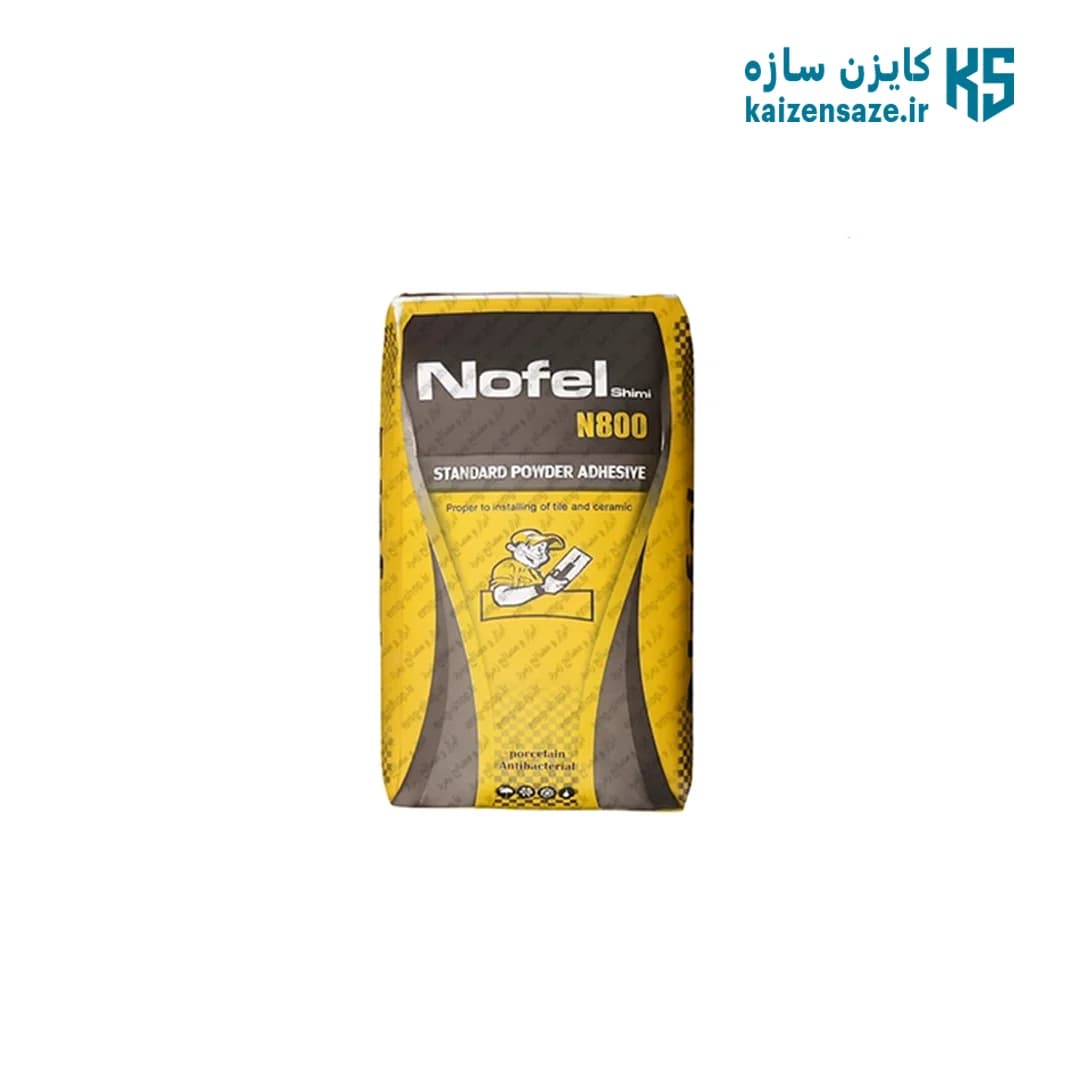 چسب پودری پرسلانی نوفل زرد N800 — تصویر ۲