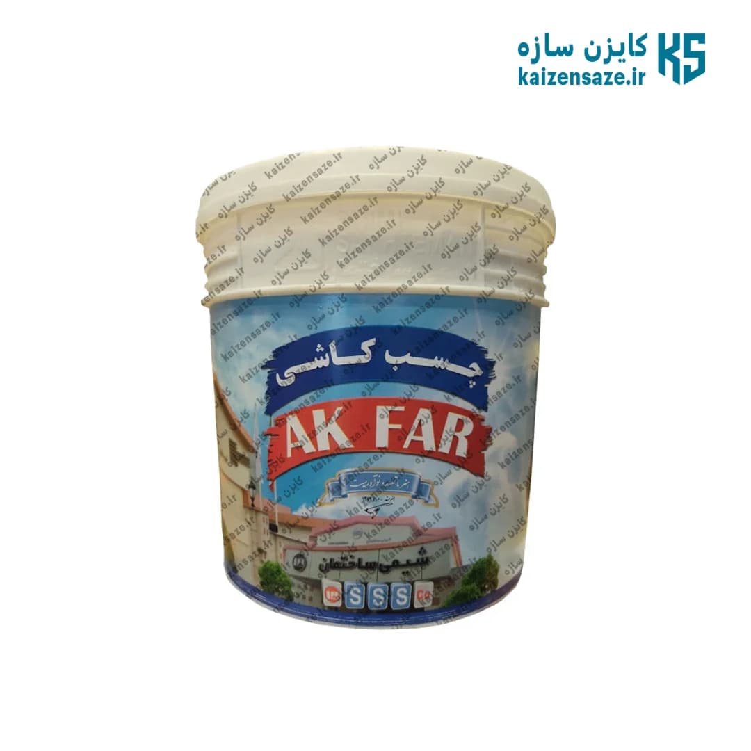 چسب کاشی خمیری akafar شیمی ساختمان 12کیلوگرم