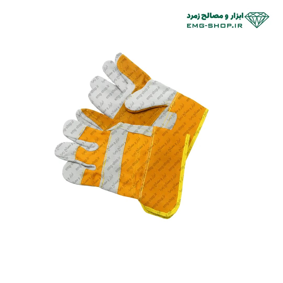 دستکش ایمنی کف چرم — تصویر ۳