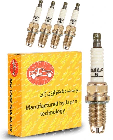 شمع خودرو ان جی کی مدل BKR6EK-2288 پایه کوتاه دو پلاتین بسته ۴ عددی