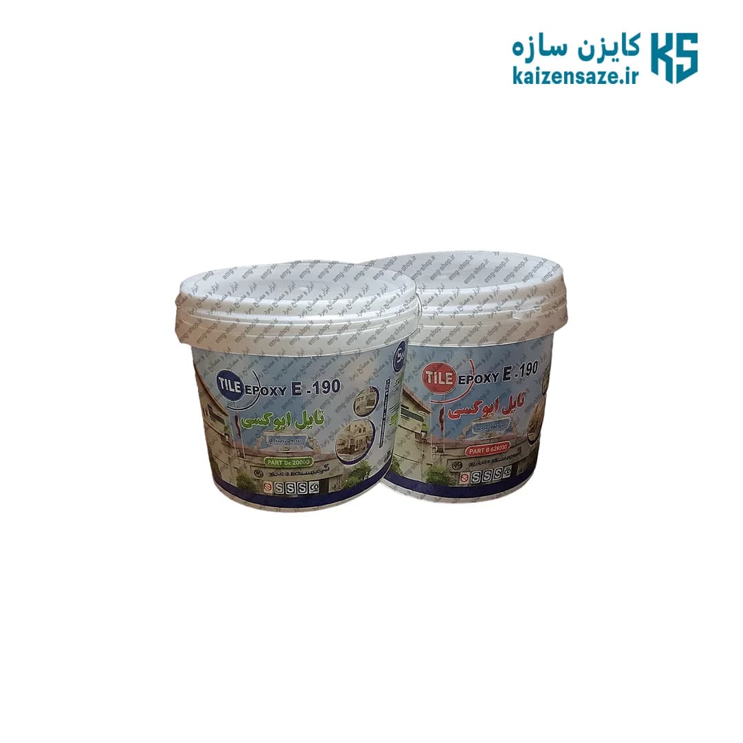 چسب اپوکسی شیمی ساختمان ۲ جزئی e190