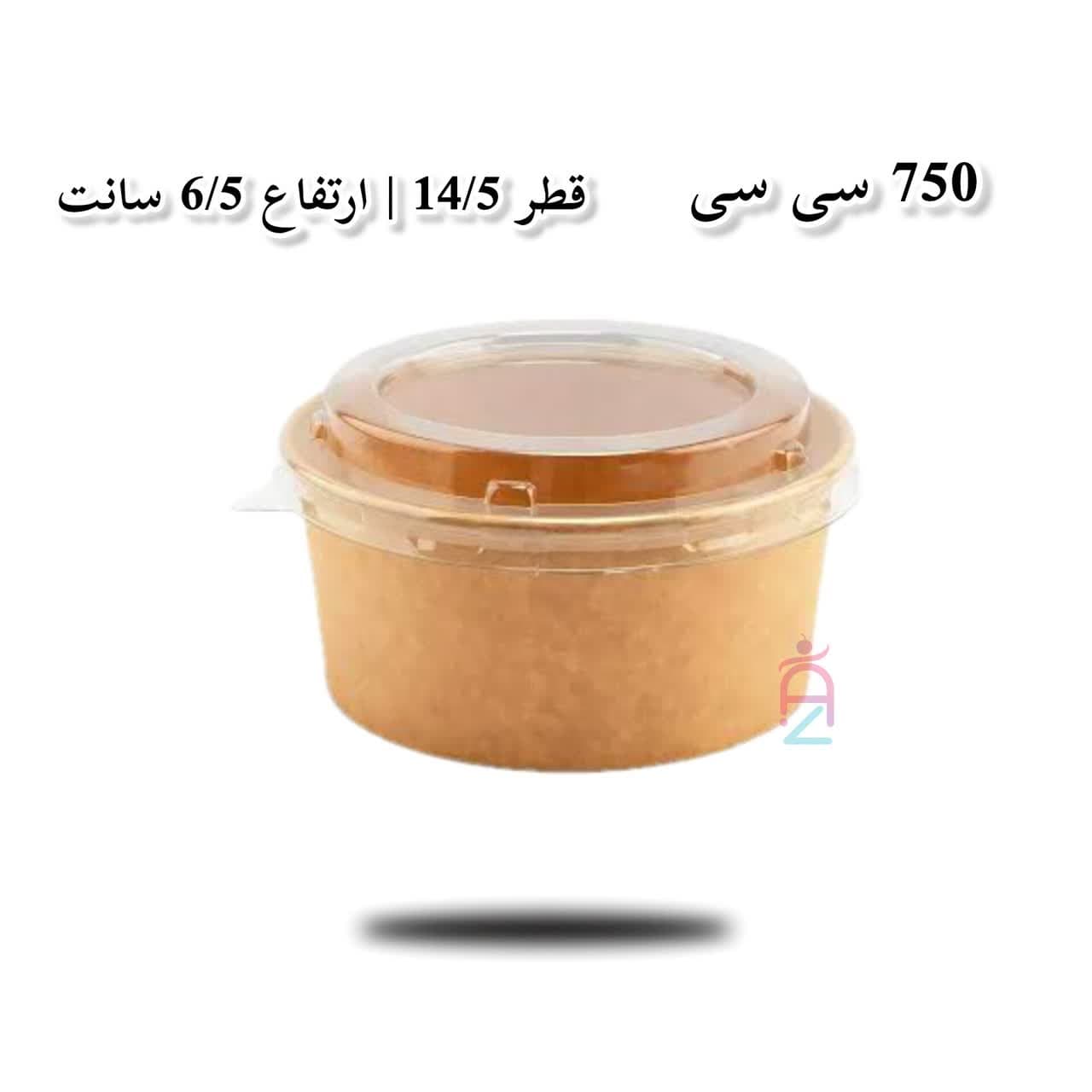 ظرف کرافت درب‌دار 750 سی‌سی